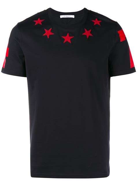 givenchy stars logo|Givenchy star shirt.